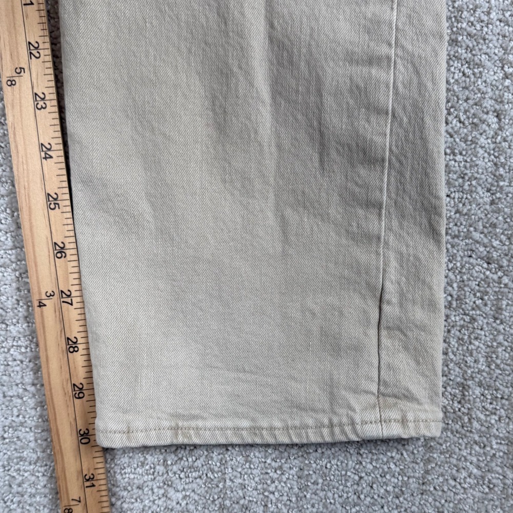 Polo Ralph Lauren Mens 32x32 (Actual 32x30) Tan Hampton Relaxed Straight Jeans - Picture 8 of 10